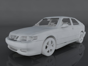 saab 9-3 aero Modello 3D