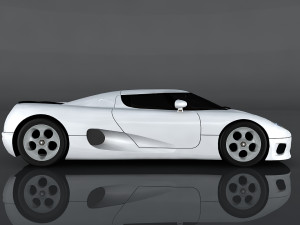 koenigsegg cc8s 3D मॉडल