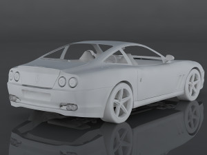 ferrari 575m 3D Model