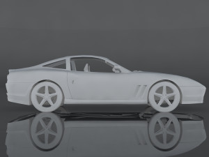 ferrari 575m 3D Model