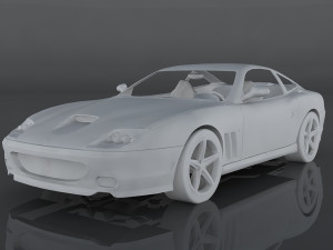 ferrari 575m 3D Model