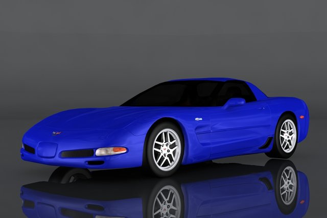 chevrolet corvette z06 3D Model .c4d .max .obj .3ds .fbx .stl .blend 