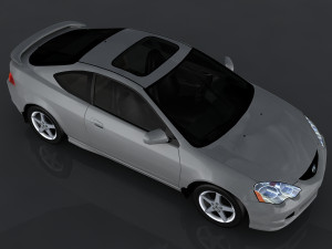 acura rsx type-s 3D-Modell