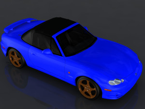 mazda mx-5 2002 Model 3D