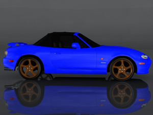 mazda mx-5 2002 Model 3D