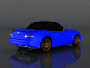 mazda mx-5 2002 Model 3D