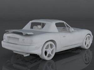 mazda mx-5 2002 Model 3D