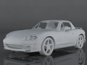 mazda mx-5 2002 Model 3D