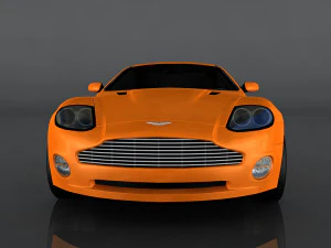 aston martin v12 vanquish 3D Model