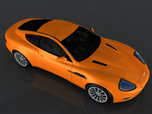 aston martin v12 vanquish 3D Model