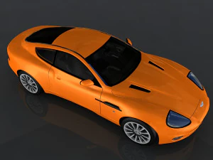 aston martin v12 vanquish 3D Model