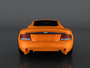 aston martin v12 vanquish 3D Model