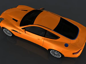 aston martin v12 vanquish 3D Model