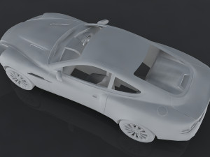 aston martin v12 vanquish 3D Model