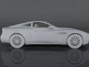 aston martin v12 vanquish 3D Model