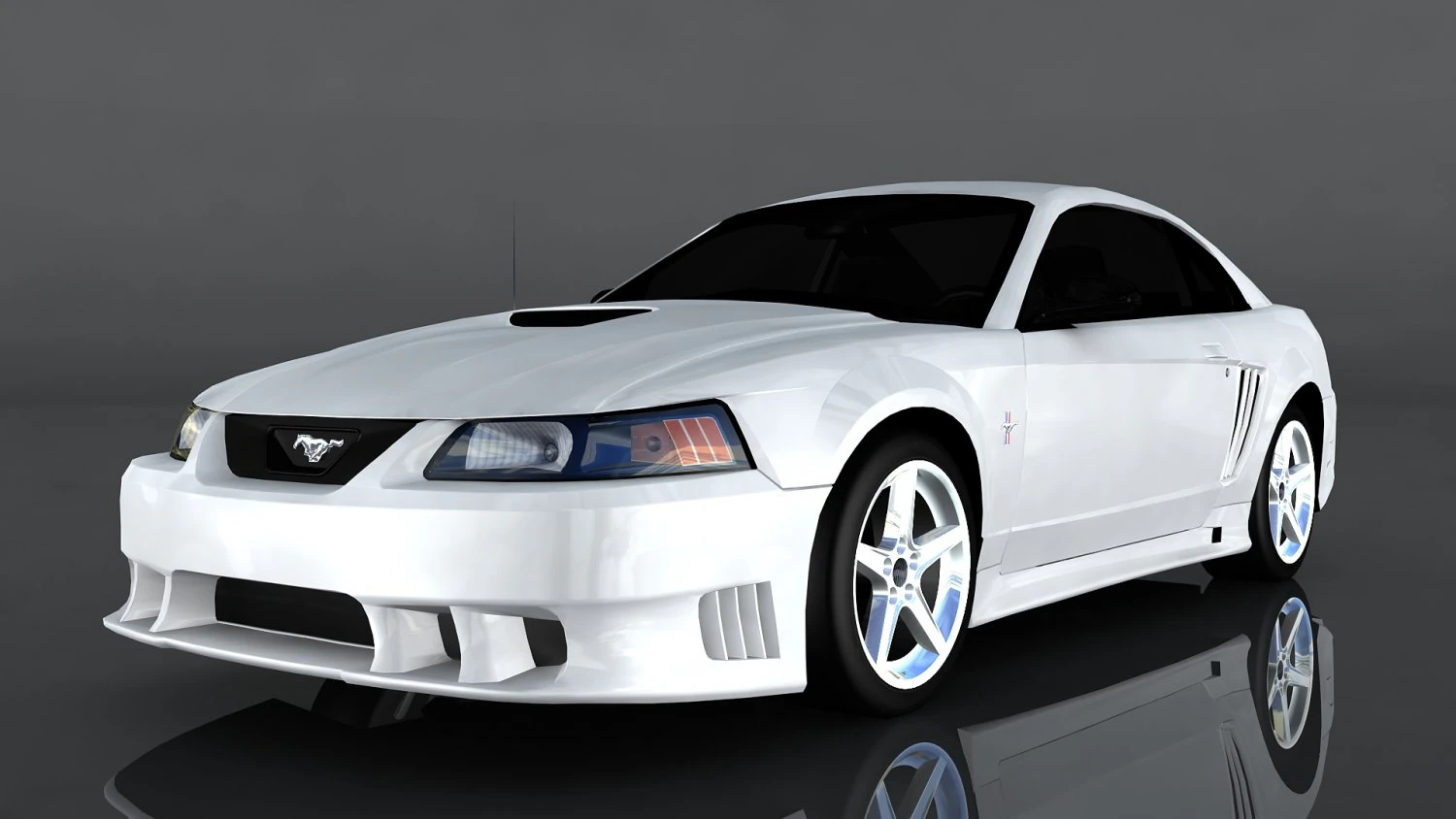 saleen s281 3D Model .c4d .max .obj .3ds .fbx .stl .blend 