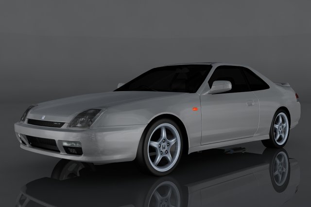 honda prelude 3Dモデル .c4d .max .obj .3ds .fbx .stl .blend 