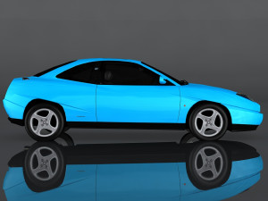 fiat coupe 2000 3D 모델
