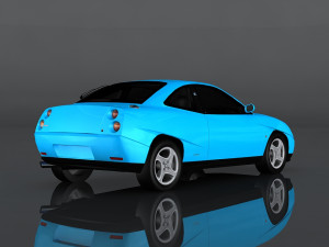 fiat coupe 2000 3D 모델