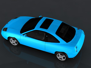 fiat coupe 2000 3D 모델