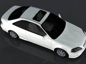 1999 honda civic si 3D Model
