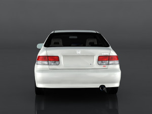 1999 honda civic si Model 3D