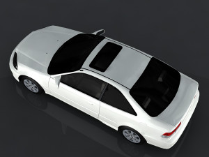 1999 honda civic si Model 3D