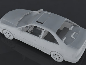 1999 honda civic si Model 3D