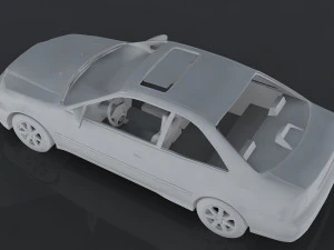 1999 honda civic si 3D Model