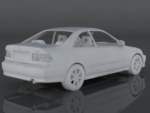 1999 honda civic si Model 3D