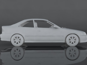1999 honda civic si Model 3D