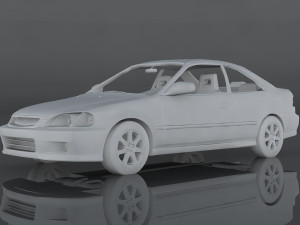 1999 honda civic si Model 3D