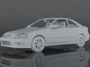 1999 honda civic si 3D Model