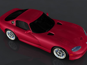 dodge viper gts 3D Модель