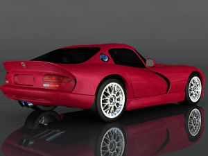 dodge viper gts 3D Model