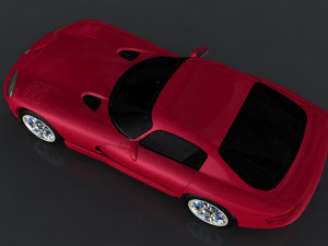 dodge viper gts 3D Модель
