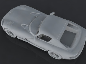 dodge viper gts 3D Модель