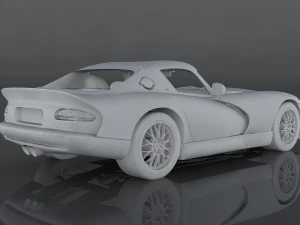 dodge viper gts 3D Model