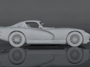 dodge viper gts 3D Model