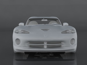 dodge viper gts 3D Модель