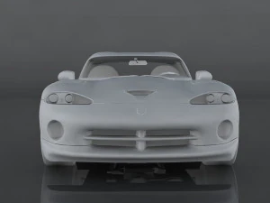 dodge viper gts 3D Model
