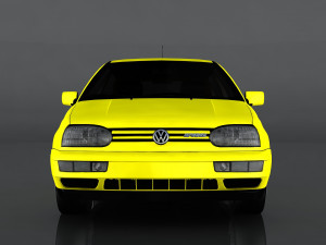 volkswagen golf gti vr6 Modello 3D