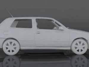 volkswagen golf gti vr6 Modelo 3D