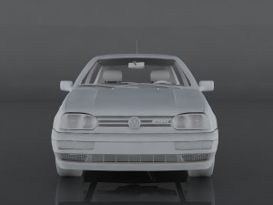 volkswagen golf gti vr6 Modello 3D