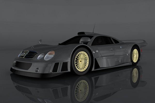 mercedes-benz clk-gtr Modelo 3D .c4d .max .obj .3ds .fbx .stl .blend 