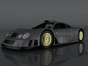 mercedes-benz clk-gtr Modelo 3D