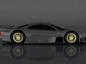 mercedes-benz clk-gtr Modelo 3D