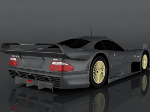 mercedes-benz clk-gtr Modelo 3D