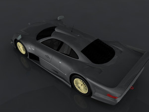 mercedes-benz clk-gtr Modelo 3D
