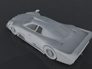 mercedes-benz clk-gtr Modelo 3D